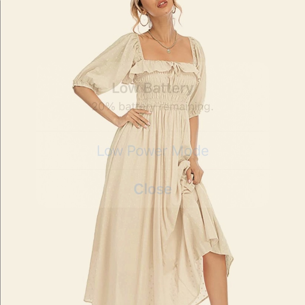 Boho peasant dress